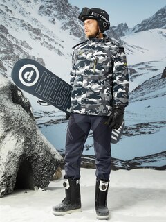 Foto 7 | Foto 7 | Pantalones De Nieve Magcomsen Impermeables Softshell Para Hombre Color Gris Oscuro - Venta Internacional.