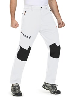 Foto 2 | Foto 2 | Pantalones De Nieve Magcomsen Con Aislamiento Impermeables Para Hombre En Color Blanco - Venta Internacional.