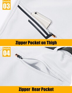 Foto 7 | Foto 7 | Pantalones De Nieve Magcomsen Con Aislamiento Impermeables Para Hombre En Color Blanco - Venta Internacional.