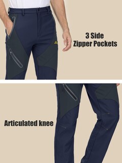 Foto 5 | Foto 5 | Pantalones De Esquí Magcomsen Impermeables Para Hombre Color Azul Marino - Venta Internacional.