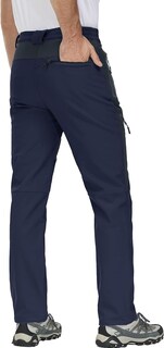 Foto 3 | Foto 3 | Pantalones De Esquí Magcomsen Impermeables Softshell Para Hombre Color Azul Marino - Venta Internacional.