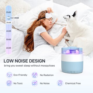 Foto 6 | Foto 6 | Eliminador De Insectos Insecticida No Tóxico Eléctrico Usb Azul - Venta Internacional.