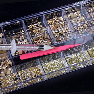 Foto 5 | Foto 5 | Rhinestones Kit 21 Grid K9 Crystal Revestimiento Ab Impermeable - Venta Internacional.