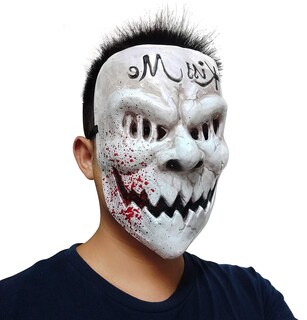 Foto 6 | Foto 6 | Máscara Gmasking Election Horror Kiss Me Halloween Blanco-negro - Venta Internacional.