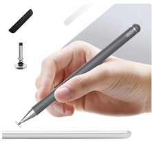 Lápiz Capacitivo Stiftpony Gray Con Punta De Disco Reemplazable - Venta Internacional.