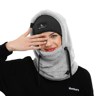 Foto 4 | Foto 4 | Mascarilla Facial Shy Velvet Balaclava Resistente Al Viento Color Gris Invierno - Venta Internacional.