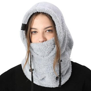 Foto 6 | Foto 6 | Mascarilla Facial Shy Velvet Balaclava Resistente Al Viento Color Gris Invierno - Venta Internacional.