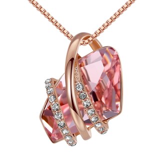 Foto 1 | Foto 1 | Collar Con Colgante Leafael Wish Stone  Piedra Natal De Octubre  Rosa Vintage - Venta Internacional.