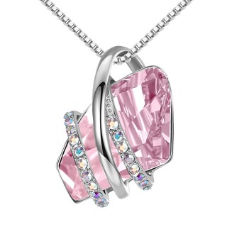 Foto 1 | Foto 1 | Colgante Leafael Wish Stone Con Cristal Rosa Rosado - Venta Internacional.