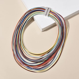 Foto 5 | Foto 5 | Collar Moderno Mjuly Para Mujer Línea De Cera Multicapa - Venta Internacional.
