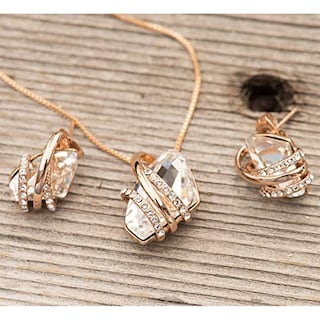 Foto 7 | Foto 7 | Colgante Leafael Wish Stone Con Piedra Natal De Cristal En Abril - Venta Internacional.