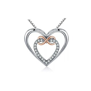 Foto 1 | Foto 1 | Collar Con Colgante Infinito De Plata 925 Para Mujer Con Rodio Pl - Venta Internacional.