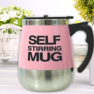 Foto 3 | Foto 3 | Taza Agitadora De Acero Inoxidable 400 Ml Mezcla Automática Para Bebidas Y Té - Venta Internacional.