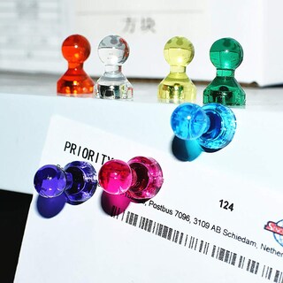 Foto 4 | Foto 4 | Imánes Magnéticos Hmme Para Pizarra Blanca De Color Transparente 56 Unidades - Venta Internacional.
