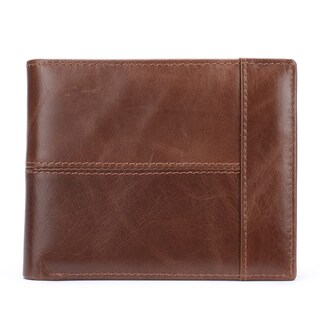 Foto 1 | Foto 1 | Cartera Niucunzh De Piel Para Hombre  Plegable  Rfid  Vertical  Marrón - Venta Internacional.
