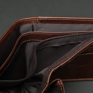 Foto 6 | Foto 6 | Cartera Niucunzh De Piel Para Hombre  Plegable  Rfid  Vertical  Marrón - Venta Internacional.
