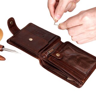 Foto 4 | Foto 4 | Cartera Cobbler Legend De Piel Auténtica Para Hombre Color Negro - Venta Internacional.