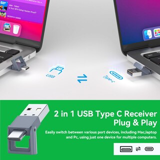 Foto 4 | Foto 4 | Presentation Clicker Pptslid Aleación De Aluminio 2 En 1 Usb C/a - Venta Internacional.