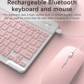 Foto 2 | Foto 2 | Funda Con Teclado Y Ratón Para Ipad 10.2 (9.ª 8.ª Generación) - Venta Internacional.