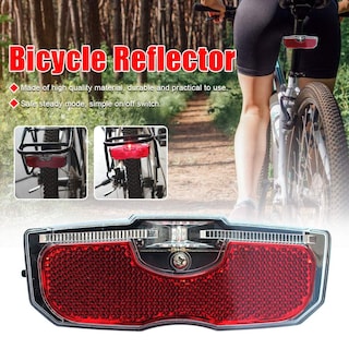 Foto 2 | Foto 2 | Luz Trasera Con Reflector Trasero Para Bicicleta Lovfash Aleación De Aluminio Color Rojo - Venta Internacional.