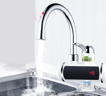 Foto 3 | Foto 3 | Grifo Eléctrico De Cocina Con Rotación De 3000 W Calentamiento Rápido De 360° - Venta Internacional.