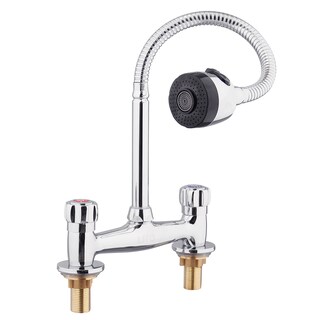 Foto 3 | Foto 3 | Grifo Mezclador Para Fregadero Moderno Flexible Con Caño Giratorio Cuerpo De Latón - Venta Internacional.