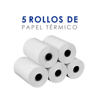 Foto 2 | Foto 2 | Impresora Termica Belug Tickets Usb 58mm Punto De Venta + 5 Rollos Negro