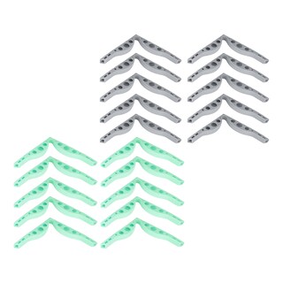 Foto 5 | Foto 5 | Almohadillas Para Puentes Nasales Antivaho Para Clips De Soporte 20 Unidades Silicona Gris - Venta Internacional.