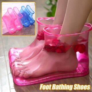 Foto 1 | Foto 1 | Zapatos De Masaje Para Bañera 1 Par De Plástico Para Terapia De Baño - Venta Internacional.