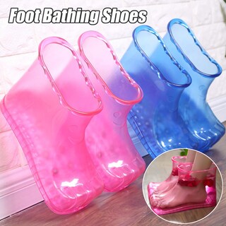 Foto 3 | Foto 3 | Zapatos De Masaje Para Bañera 1 Par De Plástico Para Terapia De Baño - Venta Internacional.