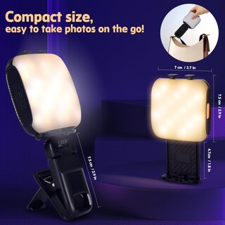 Foto 4 | Foto 4 | Luz Retráctil Para Teléfono Zkcbutie 13 Rgb 3 Modos De Luz - Venta Internacional.
