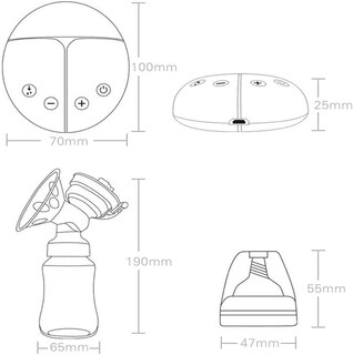 Foto 4 | Foto 4 | Extractor De Leche Elfzone Automático Doble Eléctrico Blanco - Venta Internacional.