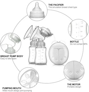 Foto 5 | Foto 5 | Extractor De Leche Elfzone Automático Doble Eléctrico Blanco - Venta Internacional.