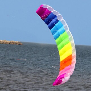 Foto 1 | Foto 1 | Paracaídas Suave Kite Rainbow Double Line 2 7 M - Venta Internacional.
