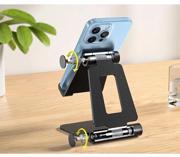 Foto 4 | Foto 4 | ''aluminio Base Soporte Para Telefono Soporte Escritorio Negro