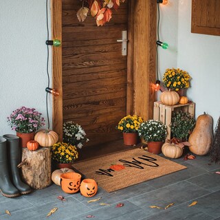 Foto 4 | Foto 4 | Alfombra De Suelo Ikasus Ghost Boo Welcome Halloween 40 X 60 Cm Color Marrón - Venta Internacional.