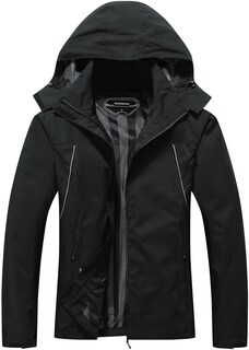 Foto 1 | Foto 1 | Chaqueta Impermeable Moerdeng Para Mujer  Impermeable Y Ligera  Negra - Venta Internacional.