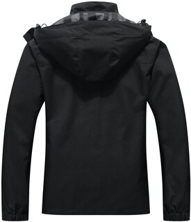 Foto 2 | Foto 2 | Chaqueta Impermeable Moerdeng Para Mujer  Impermeable Y Ligera  Negra - Venta Internacional.
