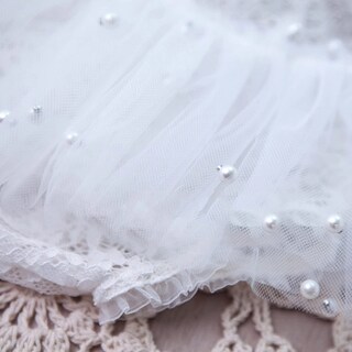 Foto 4 | Foto 4 | Traje Fotográfico M&g House De Encaje Blanco Para Niña Recién Nacida - Venta Internacional.