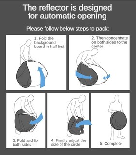 Foto 7 | Foto 7 | Webcam Background Rcgyuti Pantalla Verde Plegable Portátil - Venta Internacional.