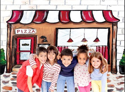 Foto 4 | Foto 4 | Telón De Fondo Fotográfico Con Tema De Pizza Aosto 240 X 180 Cm Para Estudio - Venta Internacional.