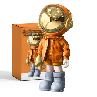 Foto 1 | Foto 1 | Estatuilla Ez4ence Con Diseño De Astronauta Y Astronauta Color Naranja - Venta Internacional.
