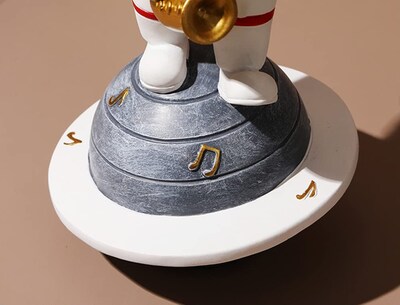Foto 6 | Foto 6 | Figura De Astronauta Paimuni Estatua De Astronauta De Resina Decoración Musical De Astronauta - Venta Internacional.