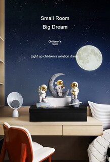 Foto 5 | Foto 5 | Figura De Astronauta Paimuni Estatua De Astronauta De Resina Decoración Musical De Astronauta - Venta Internacional.