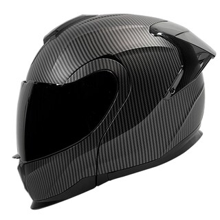 Foto 1 | Foto 1 | Casco Moto Abatible Certificado Void Carbon 2w Talla Xl