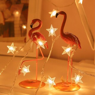 Foto 1 | Foto 1 | Cortina Fairy Lights 6 M 40 Estrellas Carga Usb Color Amarillo Cálido - Venta Internacional.