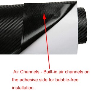 Foto 5 | Foto 5 | Envoltura De Vinilo Lzlrun 3d De Fibra De Carbono De 30 Cm X 150 Cm Para Coche Color Negro - Venta Internacional.