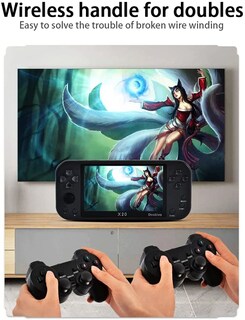 Foto 2 | Foto 2 | La Consola De Juegos Portátil X20 Admite Manijas Externas - Venta Internacional.