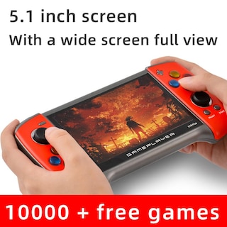 Foto 2 | Foto 2 | Consola De Juegos Portátil Psp De 5.1 Pulgadas Con Más De 10000 Juegos 30h Batte - Venta Internacional.