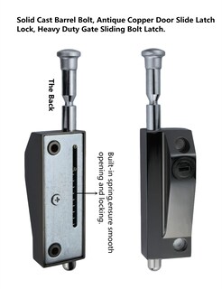 Foto 5 | Foto 5 | Pin De Cierre Fireflyweb Con Resorte Negro Resistente 316ss - Venta Internacional.